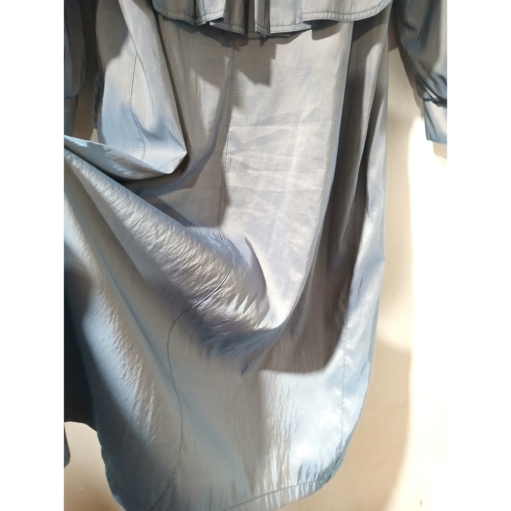 VINTAGE 80's Irridescent Traveler Rain Coat 8 - Picture 7 of 9